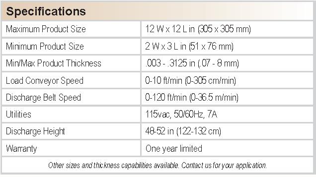 Streamfeeder AutoStream High Volume Autoloader Specifications