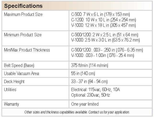 Streamfeeder Specifications